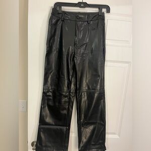 Pleather pants